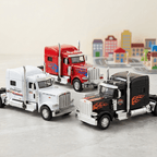 Die-Cast Semi Truck Model with Lights and Sounds