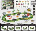 Dinosaur Track Toy Set with Flexible Tracks