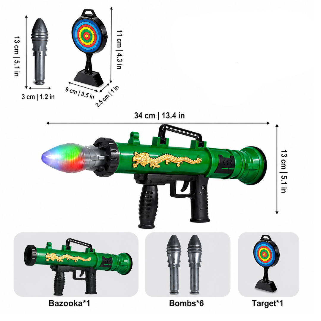 Simulation Rocket Launcher Toy