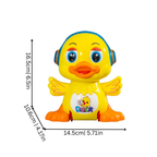 Swinging Duck Toy with Music, Blinking Lights, and Fun Motion