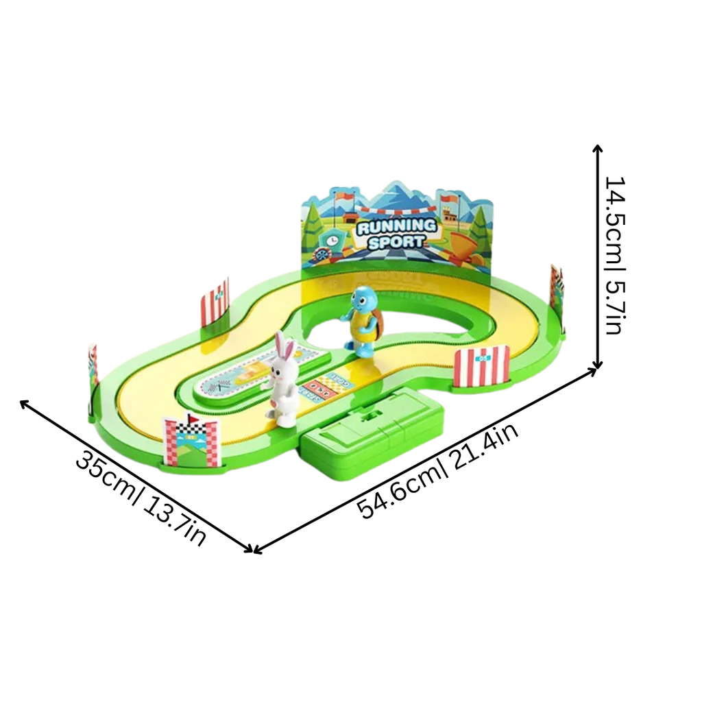 Two-Player Wireless Running Table Game with Simulation Course
