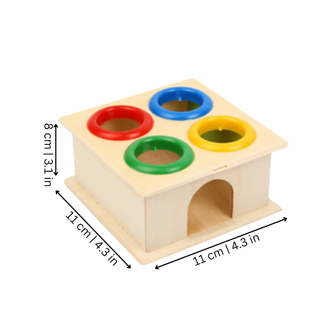 Wooden Hammer Ball Game for Hands-On Learning Fun