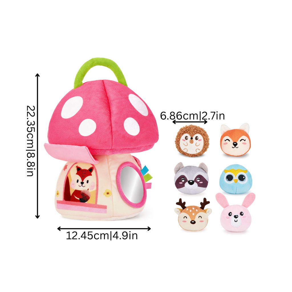 Soft Mushroom Activity Toy for Little Hands