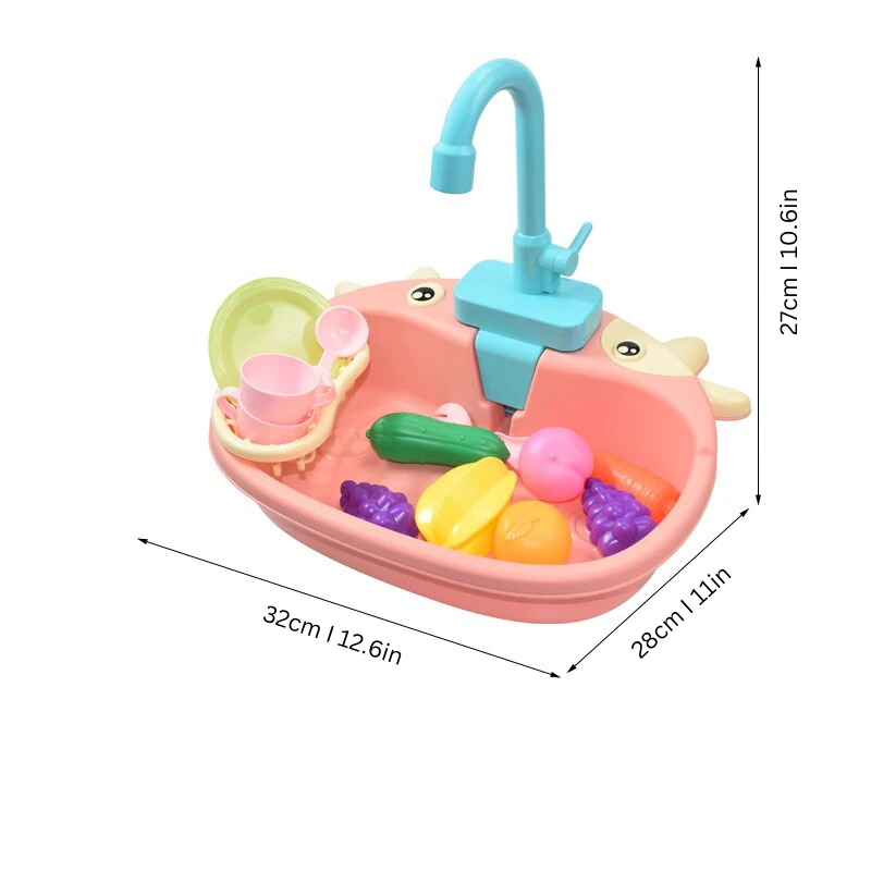 Kids Toy-Sink with Interactive Faucet Feature - main product image