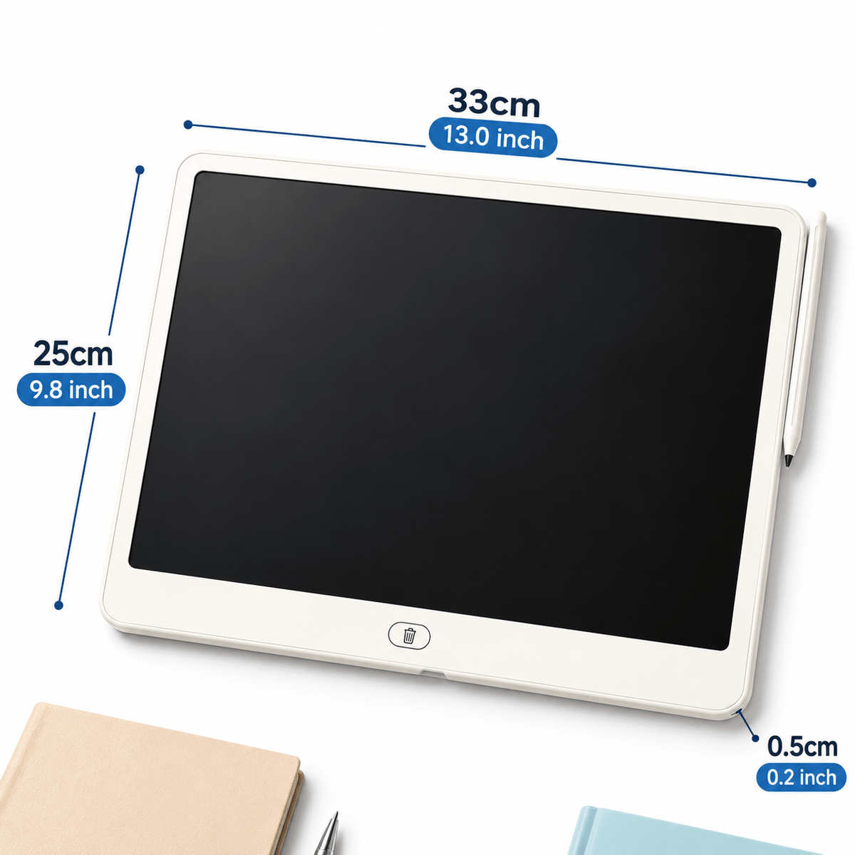 Rechargeable LCD Writing Tablet – Colorful Doodle & Drawing Board for Kids
