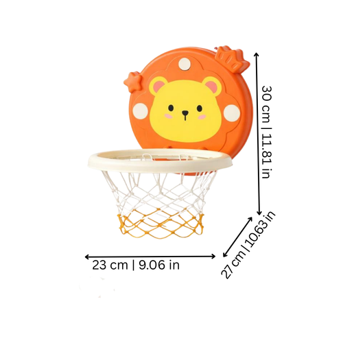 Cartoon Basketball Board for Little Sports Fans