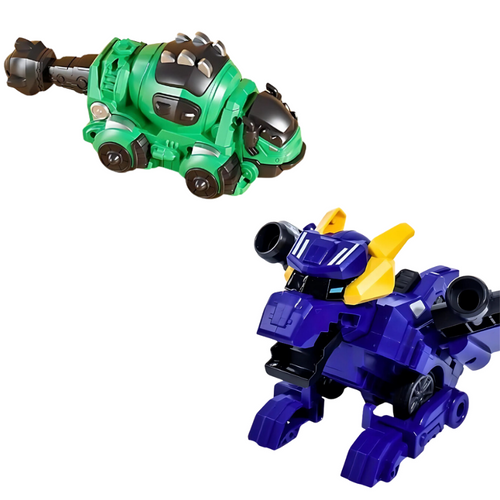 Auto-Transforming Dinosaur Car for Kids