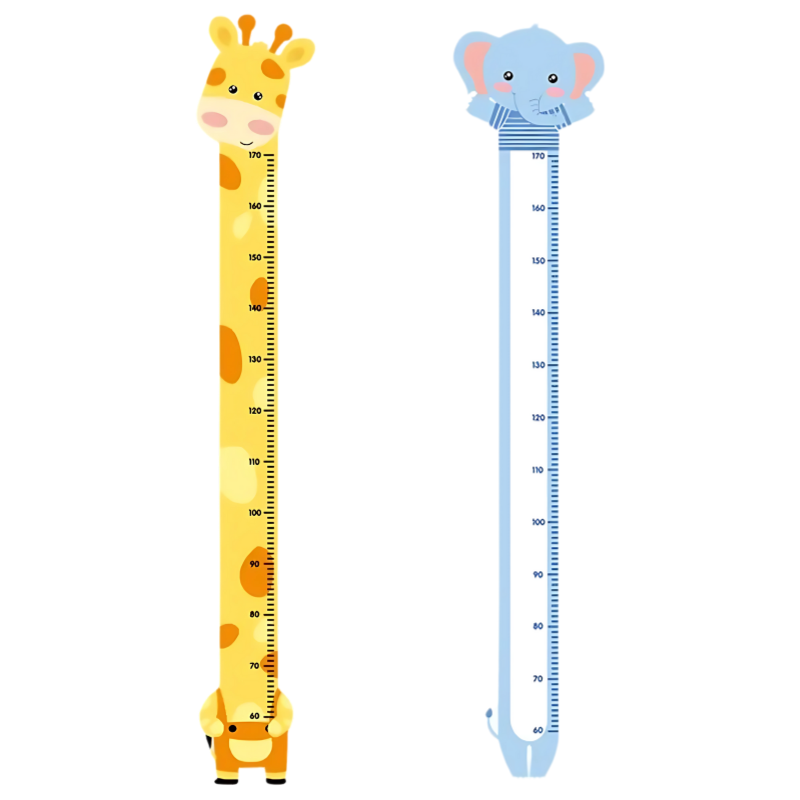 Jungle Animal Height Chart