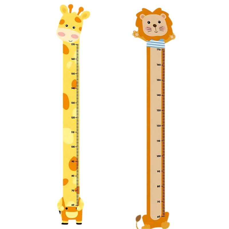 Jungle Animal Height Chart