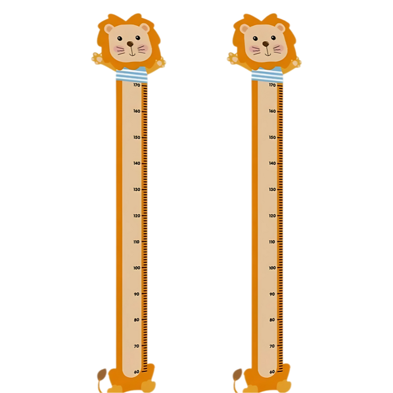 Jungle Animal Height Chart