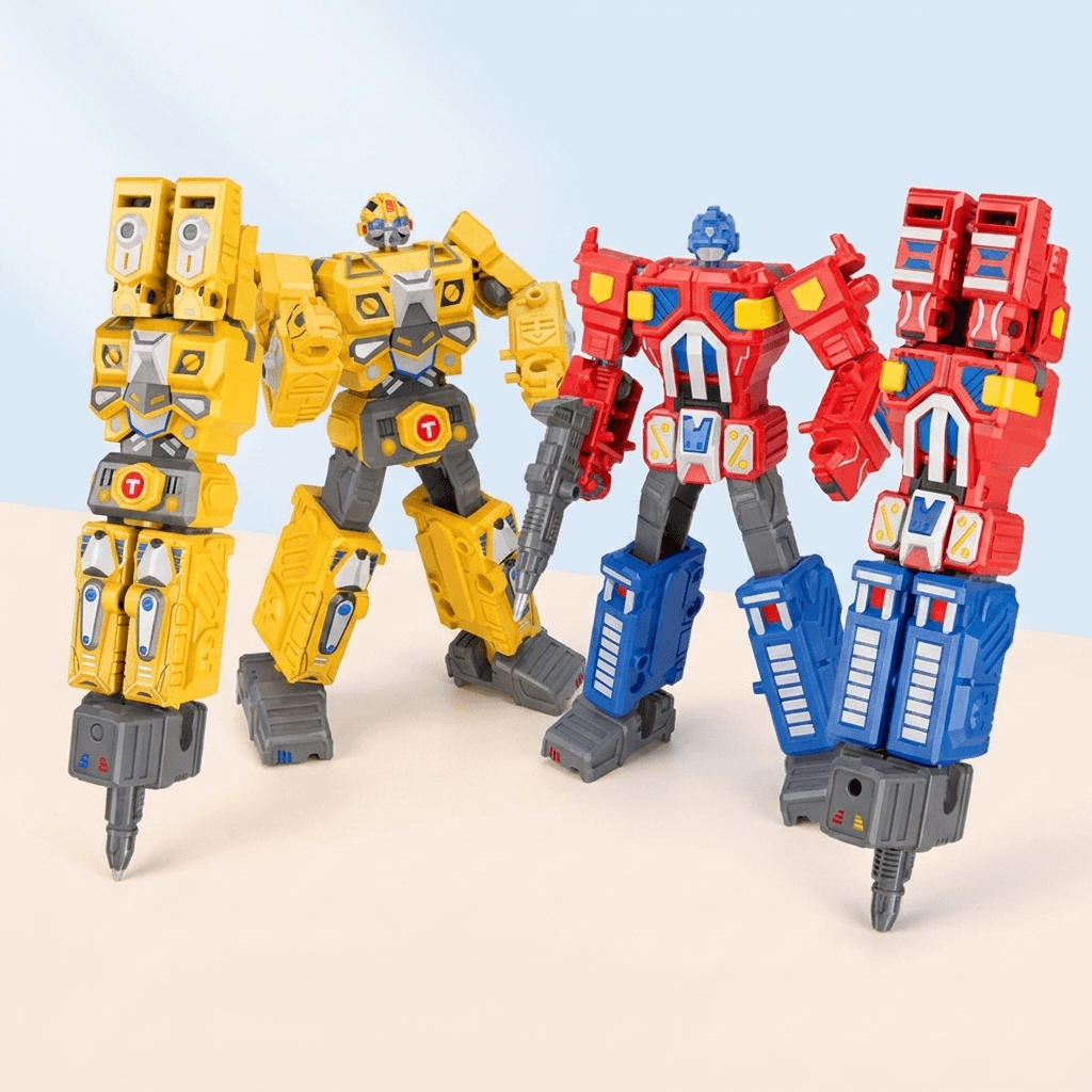 2-in-1 Transforming Robot Pen for Creative Writing Play