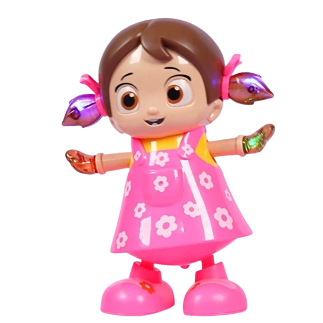 Light-Up Dancing Cartoon Doll for Kids’ Playtime