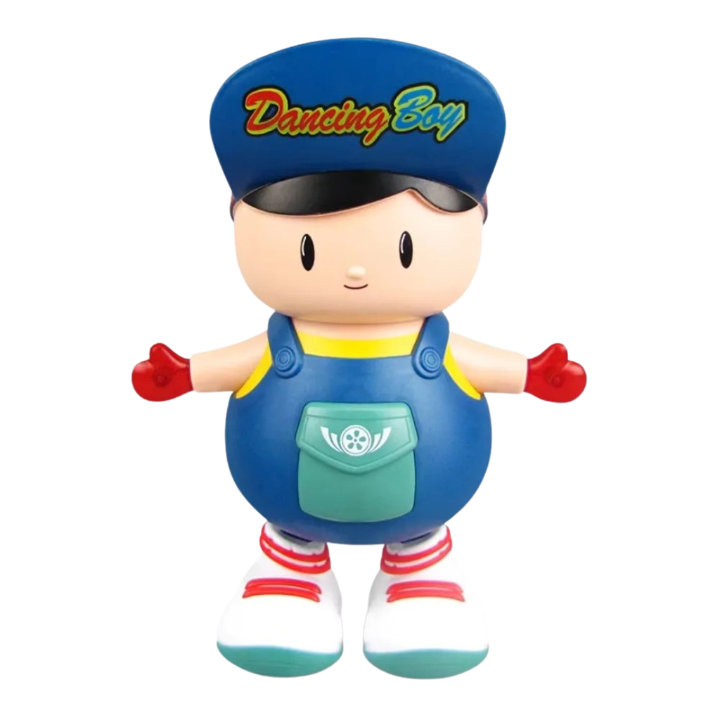 LED Dancing Boy Figurine with Music and Swing Moves