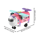 Transformer Airplane Fidget Board for Early Learning Play