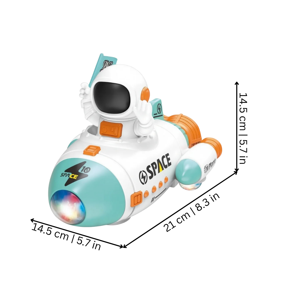 Space Music Toy with Rotating Action