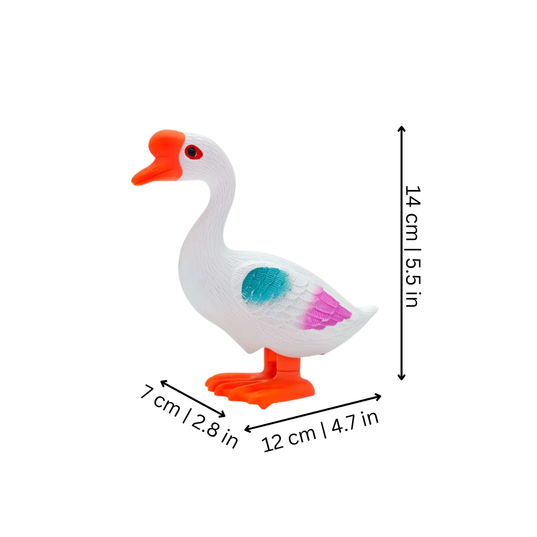 White Goose Pull-Back Toy