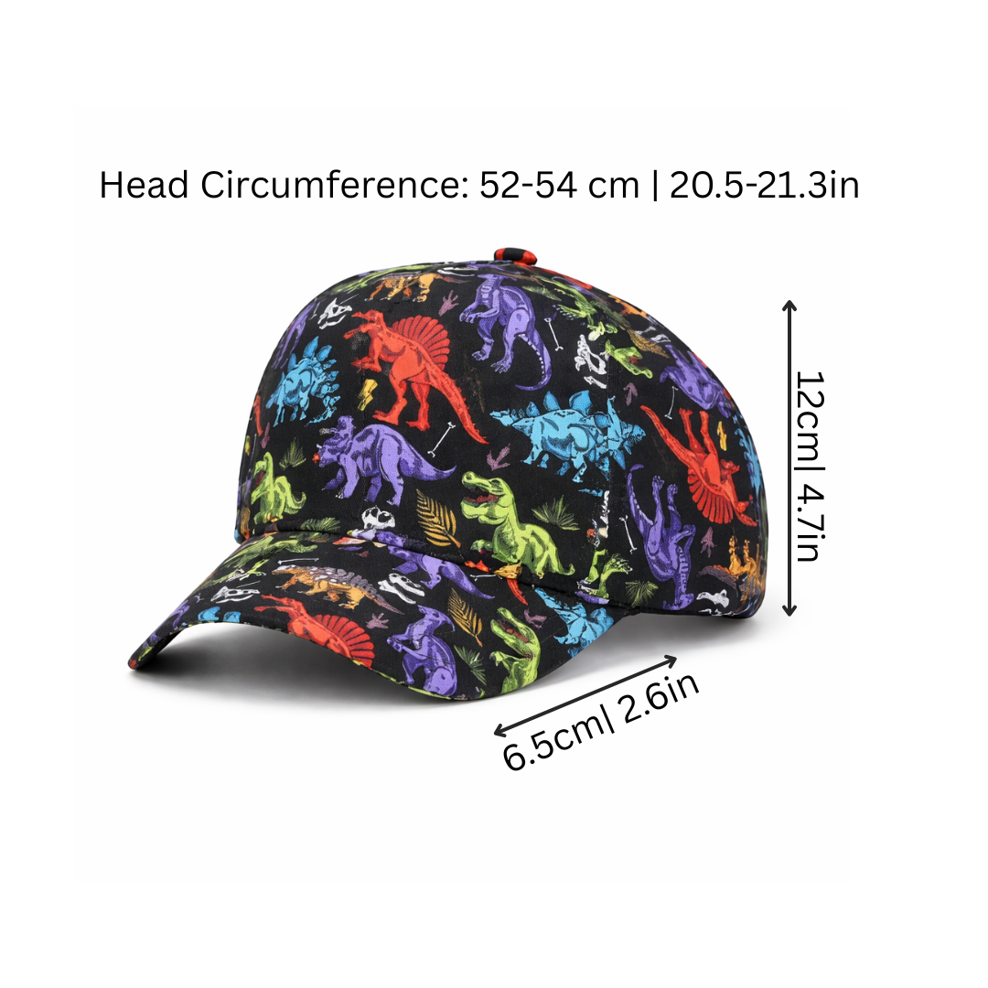 Adjustable Dinosaur Baseball Cap for Sunny Days