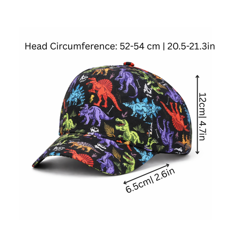 Adjustable Dinosaur Baseball Cap for Sunny Days