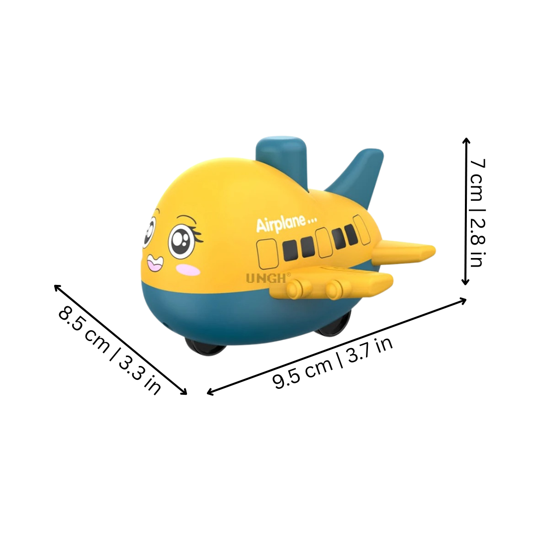Cute Push-Along Airplane Toy for Kids Fun