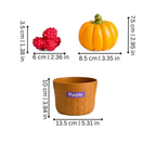 Color Sorting Fruit and Veggie Basket Play Kitchen Kit