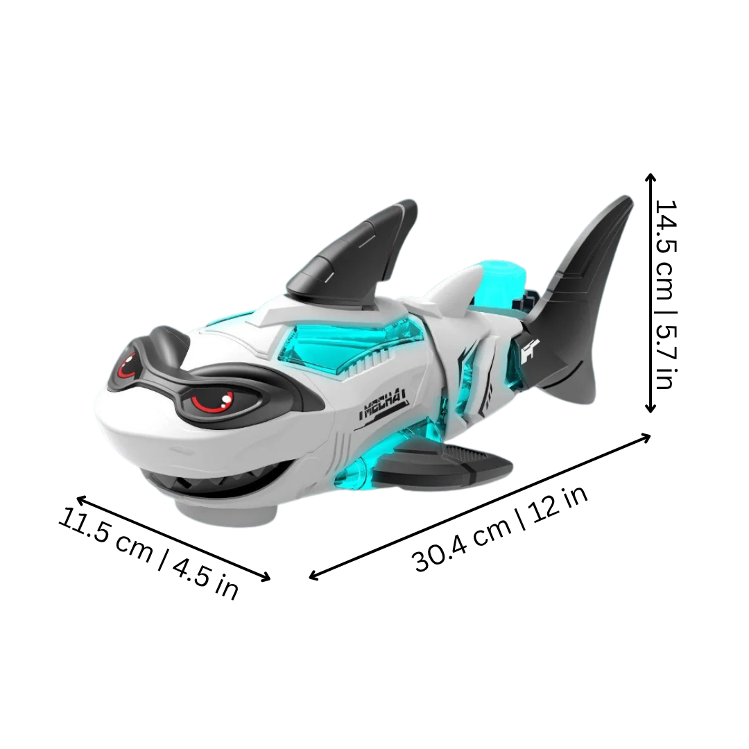 Electric Shark Toy for Music-Filled Action Play