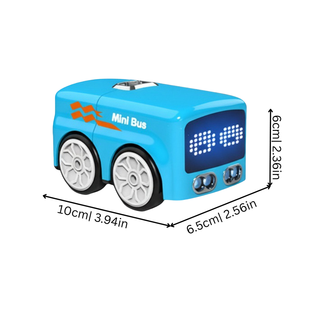 5-In-1 RC Mini Bus With Line Tracking And Obstacle Avoidance