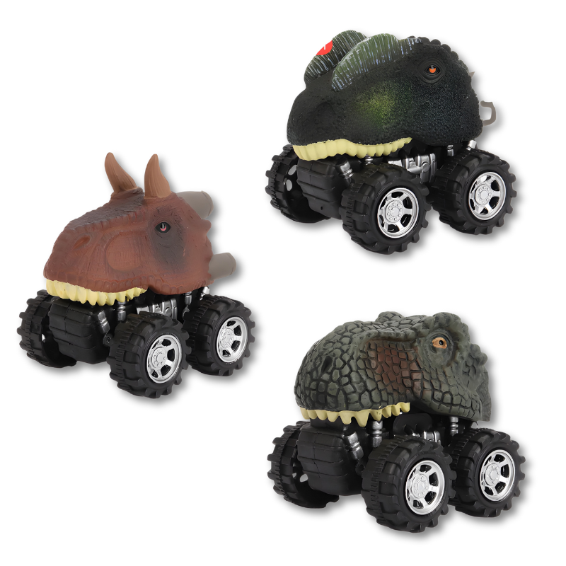 Pull-Back Dino Trucks