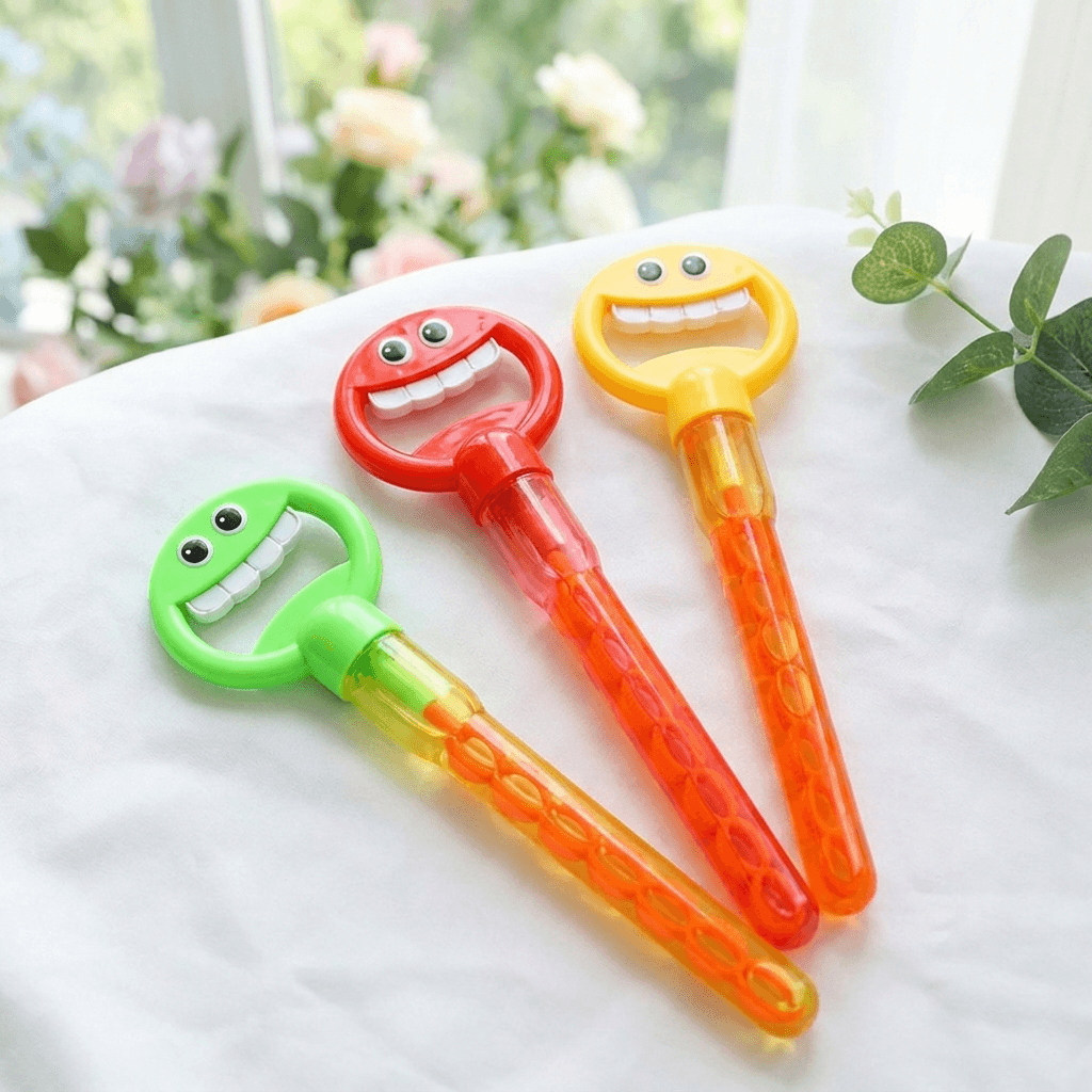 Smiley Bubble Blower For Colorful Summer Play