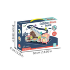 Buildable Slide Track Toy with Ferris Wheel