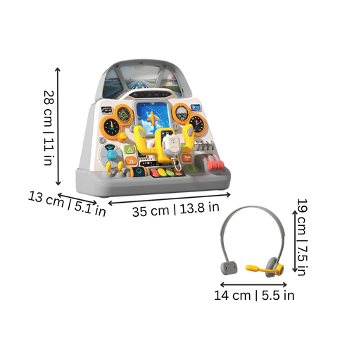 Cockpit Activity Toy with Lights and Sounds