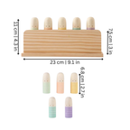 Montessori Wooden Toy for Color Play and Coordination