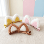 Fluffy Cat Ear Hair Accessories for Girls and Dress-Up Fun
