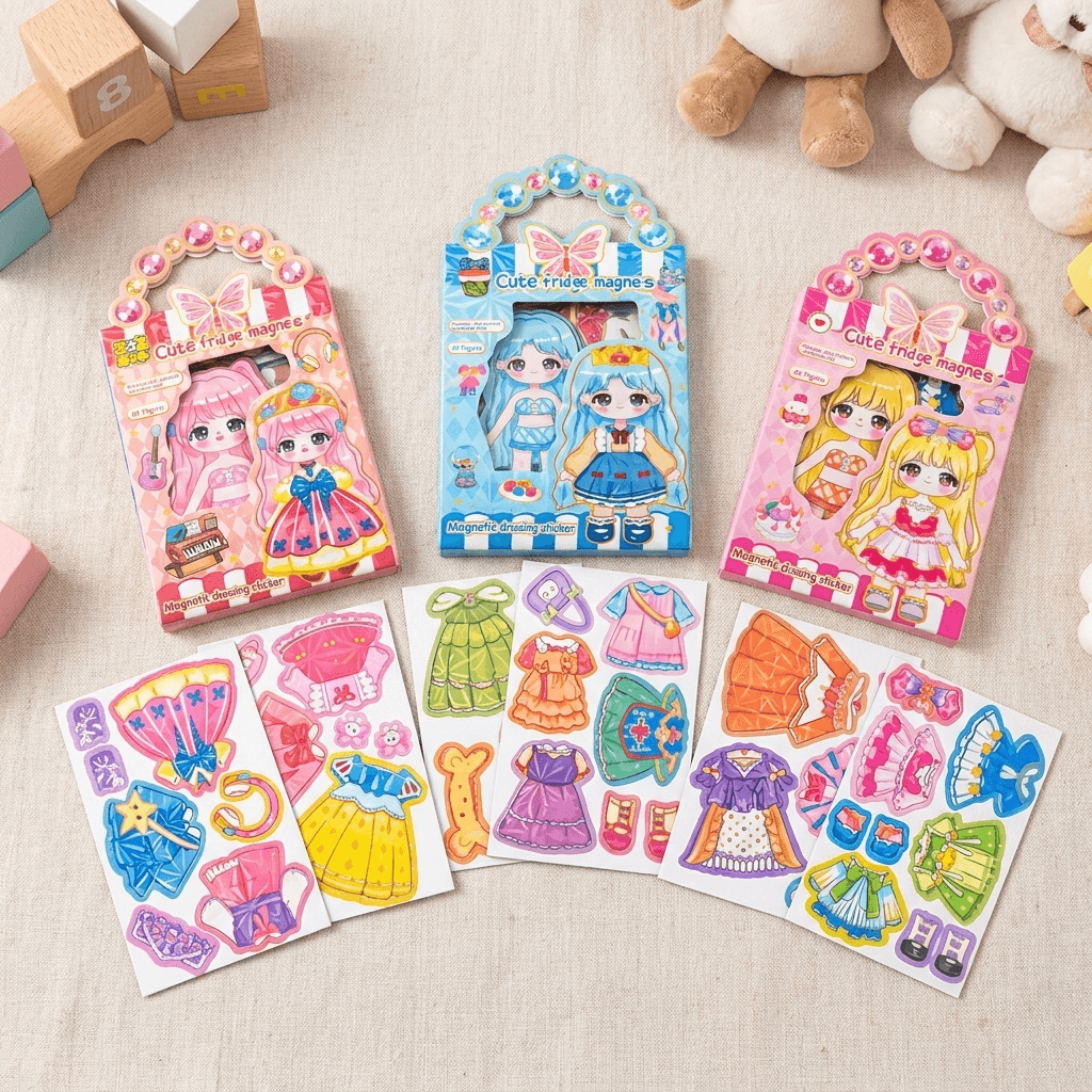 Reusable Doll Outfit Kit for Mix-and-Match Fashion Fun