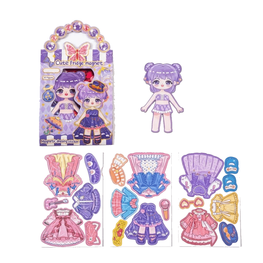 Reusable Doll Outfit Kit for Mix-and-Match Fashion Fun