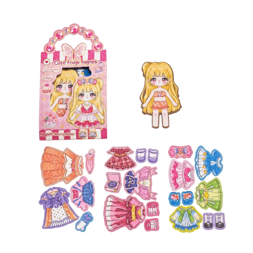 Reusable Doll Outfit Kit for Mix-and-Match Fashion Fun