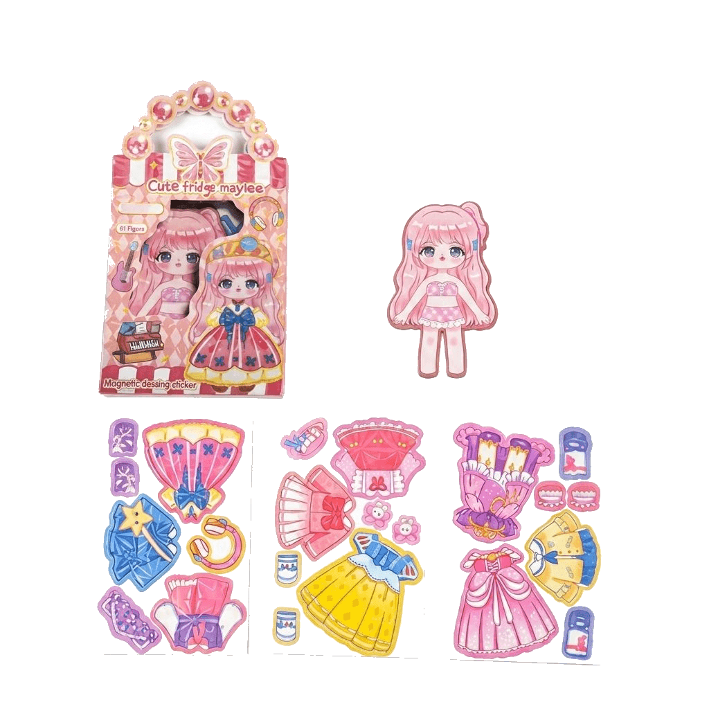 Reusable Doll Outfit Kit for Mix-and-Match Fashion Fun
