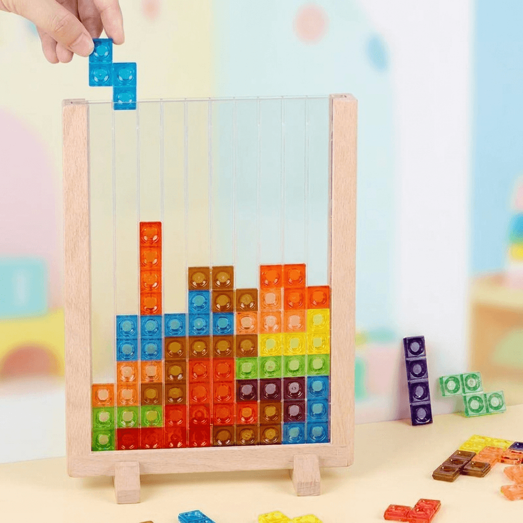 Transparent Block Puzzle for Spatial Skills and Problem Solving