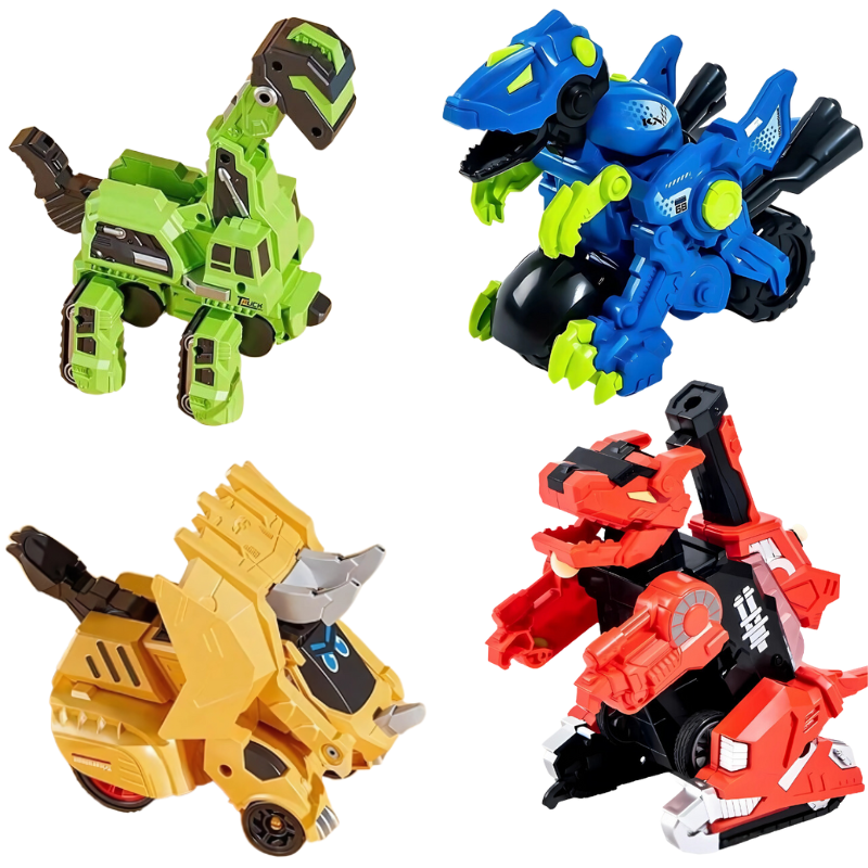 Auto-Transforming Dinosaur Car for Kids