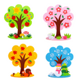 Interactive Felt Tree Kit for Creative Play - main product image