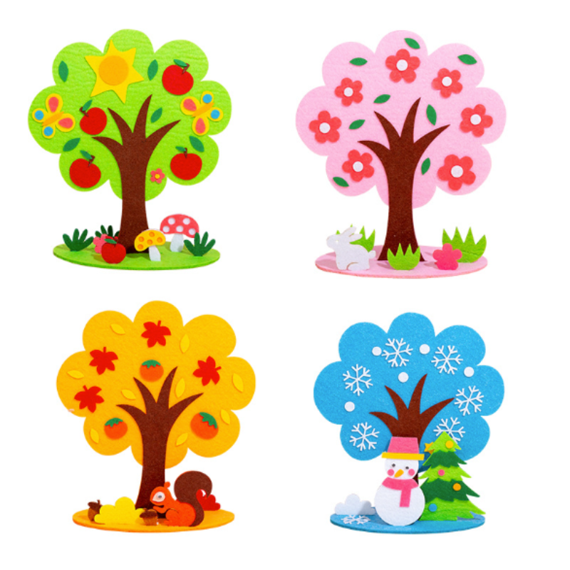 Interactive Felt Tree Kit for Creative Play - main product image