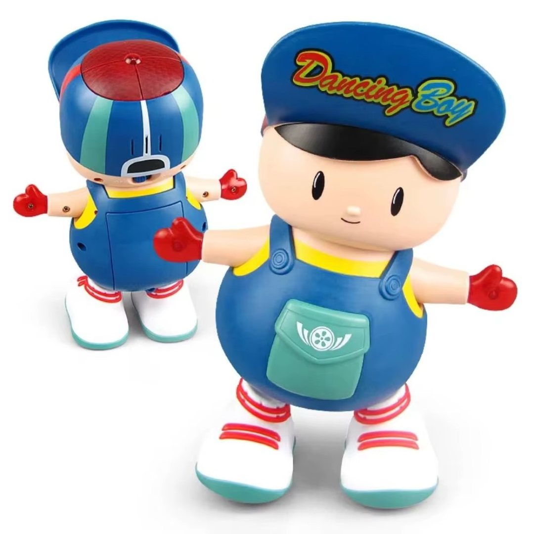 LED Dancing Boy Figurine with Music and Swing Moves - main product image