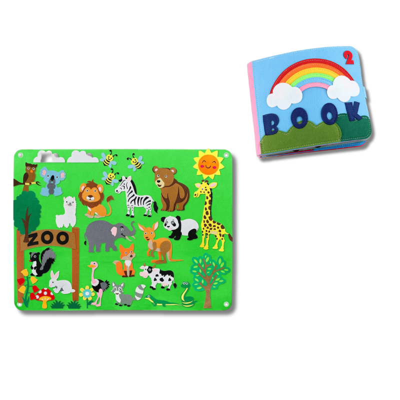 Montessori-inspired Felt Experiences in Book and Board Form