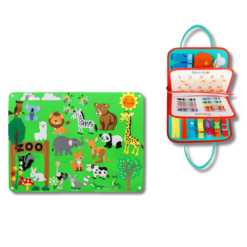 Montessori-inspired and Interactive Felt Board Experiences