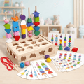5-in-1 Wooden Activity Set for Early Skill Building - main product image