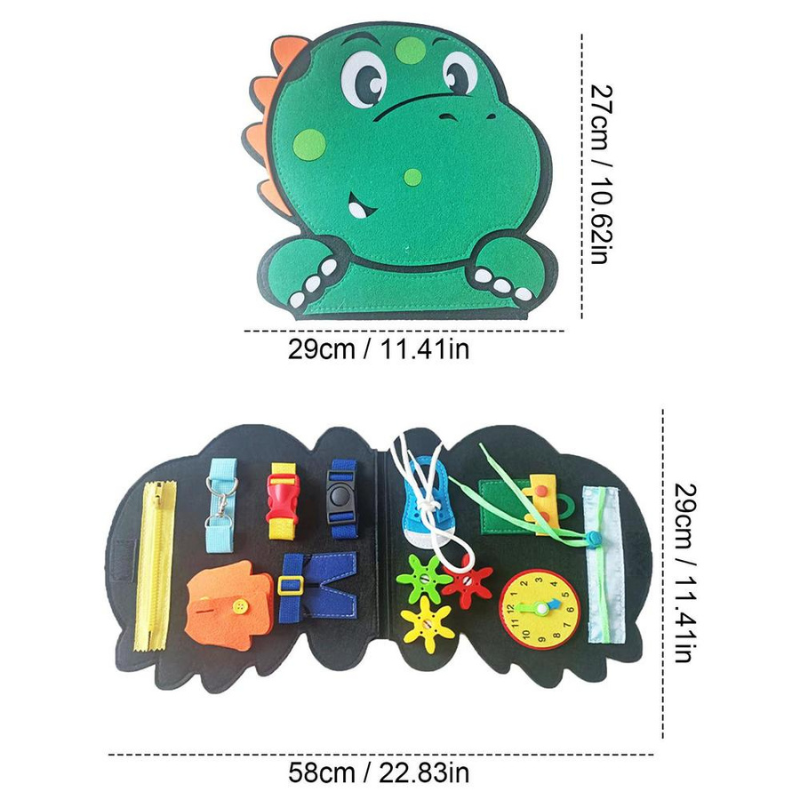 Dinosaur-Themed Sensory Playset