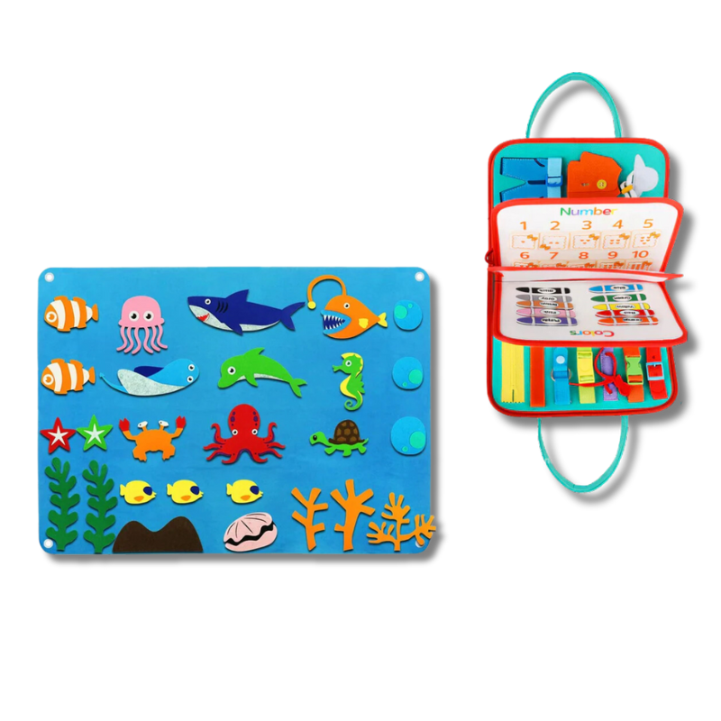 Montessori-inspired and Interactive Felt Board Experiences