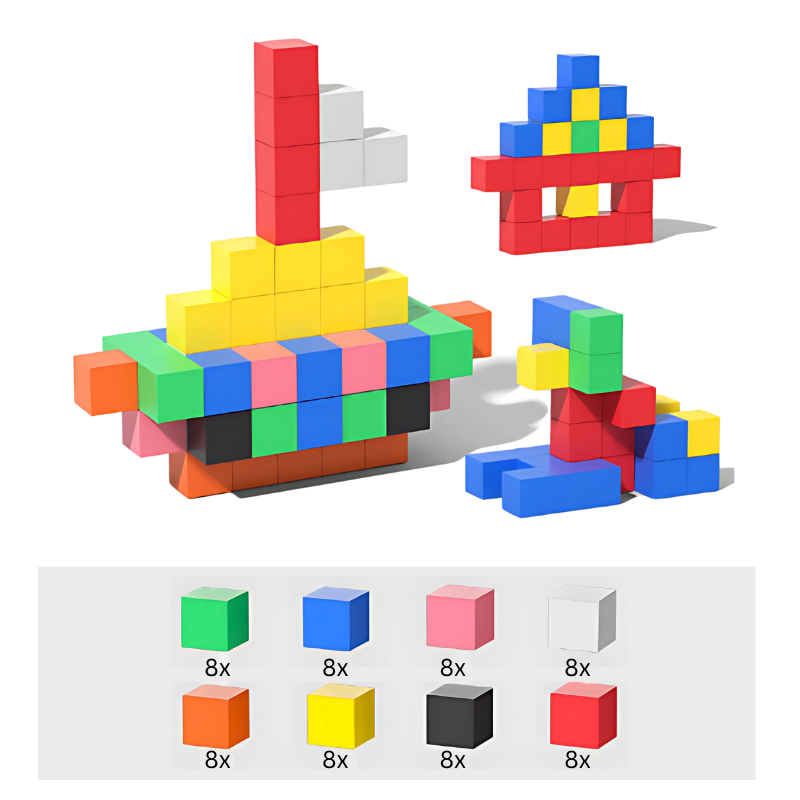 Magnetic Blocks for Creative STEM Learning