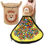 Toy Storage Basket with Play Mat Combo - main product image
