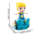 360° Rotating RC Stunt Car with Music for Girls