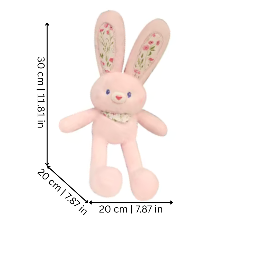 Plush Bag Pendant Keychain with Pull-Up Ears for Stress Relief